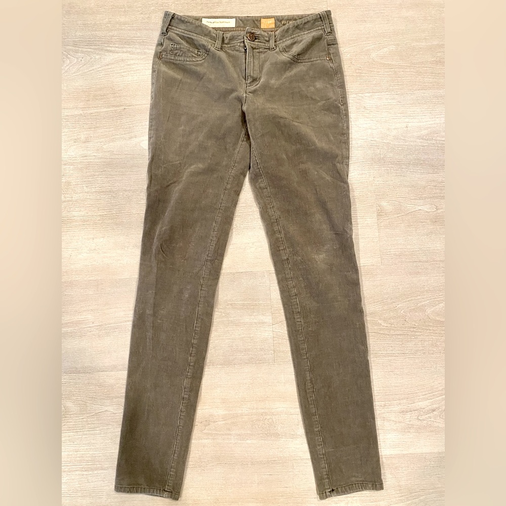 Pilcro and the Letterpress Stretch Corduroy Ankle Pant